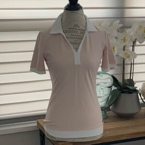 MDC Half Sleeve pullover ladies V-neck top size 38 us 6 pre owned